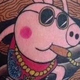 Peppa Pig tattoos have become famous icons in China.